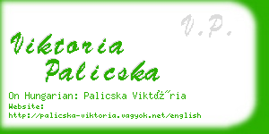 viktoria palicska business card